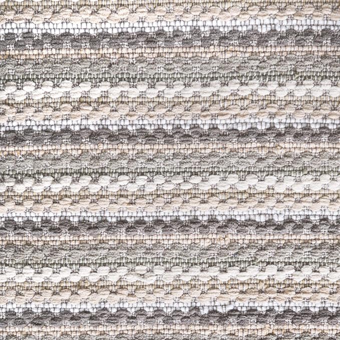 Chenille Bath Mat Rug 24x36 inch- 100% Cotton Soft Absorbent and Machine Washable Shower Bath Rug - Linen Combo