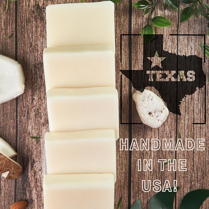 All Natural Bar Soap for Women & Men | Natural Soap | Unscented Soap | Natural Soap Bar| Bath Soaps | Handmade Soap | Scentless Soap | Fragrance Free Soap | Moisturizing Bar Soap |Sensitive Skin Soap