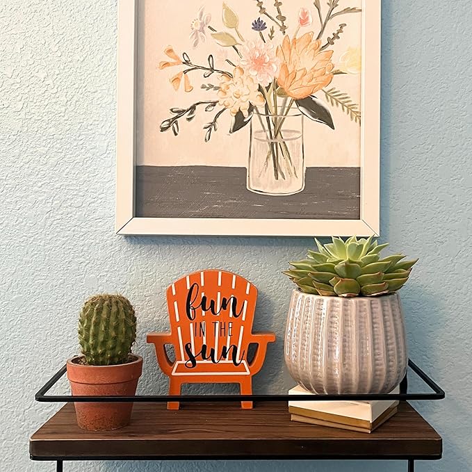 Admired by Nature 4" Ceramic Flower Planter Houseplant Ceramic Pot, Decorative Planter for Indoor Plant Succulent Plant Home Décor, Lightweight, Grey, Gray