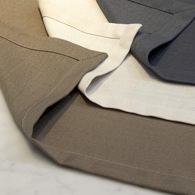 Table Runner, Machine Washable, Non-Wrinkle, Natural 14 X 90 Inch
