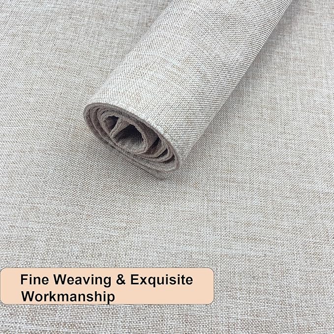 Weabetfu Cloth Placemats Set of 6 Heat Resistant Dining Table Placemmats Cotton Linen Machine Washable Kitchen Table Mats Wrinkle Free Thick Fabric Place Mat,Easy to Clean,13"x19"