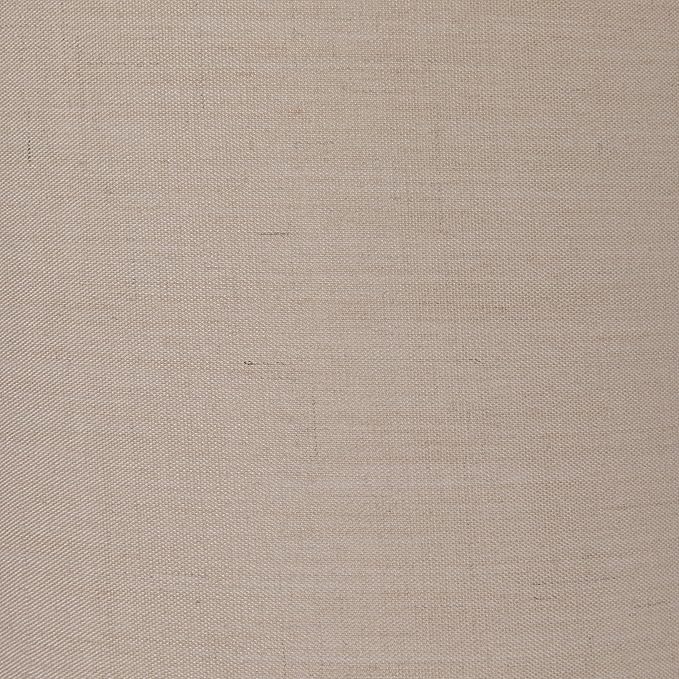 Creative Co-Op Stoneware Portable Table Lamp with Linen Shade, Black and Natural