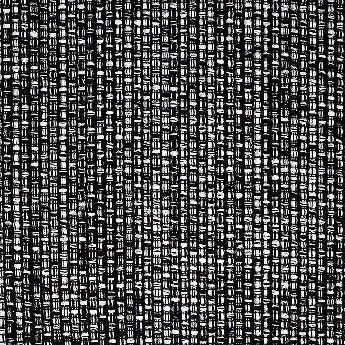100% Cotton Table Runner for Dining Room Tables Rectangle Two Tone Woven Fabric 72" x 13" Soft Durable Table Runner, Black(Pack of 1)