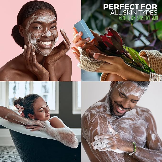 Aspen Kay Naturals Handmade Arnica & Mint Soap. Vegan, Cold processed - Olive, Shea Butter, Coconut, Essential, And Palm oil. All Skin Types & Sensitive Skin, Made in the USA (3 Pack)