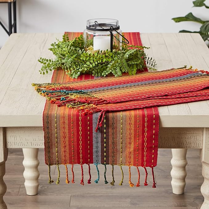 DII Southwest Collection Tabletop, Table Runner, Spice, "table runner, 14x72"""