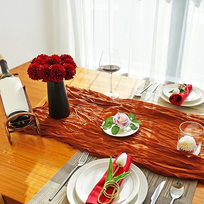 Mandy's Burgundy Artificial Ball Chrysanthemum 12 Stems Faux Flowers with Bendable Stems for DIY Wedding Centerpiece Fall Decor Home Arrangements