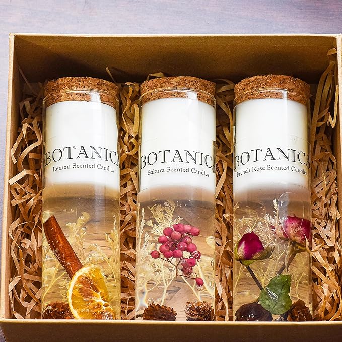 Scented Candles Gift Set - Home Decor Candles Gift for Mom, Wife, Women and Friends