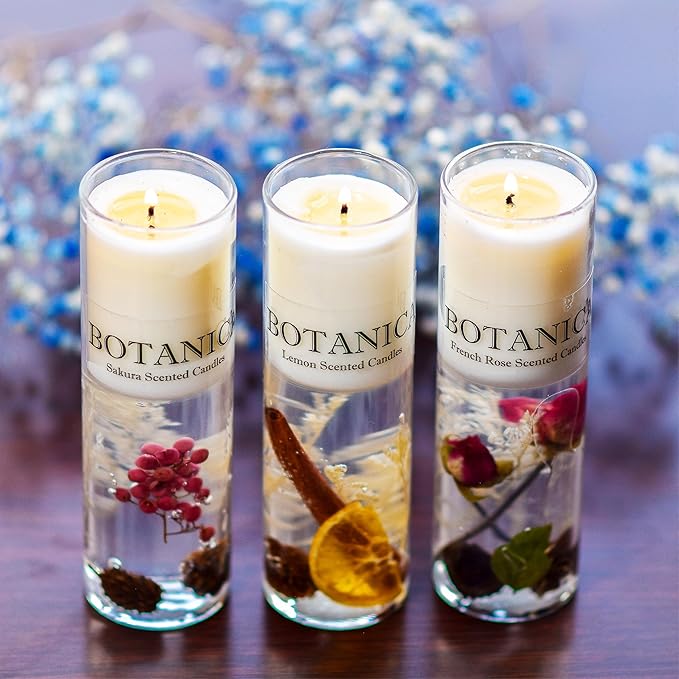Scented Candles Gift Set - Home Decor Candles Gift for Mom, Wife, Women and Friends