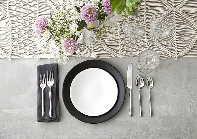 Fortessa Vitraluxe Dinnerware Heirloom Matte Finish Bread & Butter Plate 6.25-Inch, Linen, Set of 4