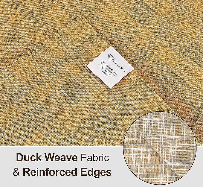 Ruvanti Placemats 100% Cotton 13x19 Inch, Dining Table Placemats Set of 6, Modern Place Mats for Dining Table Decor, Kitchen & Table Linens, Coffee Mat for Christmas Dinners - Wet Net
