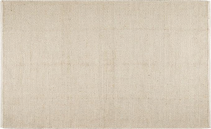 Bedding Craft Jute Cotton Matty Area Rug for Living Room 36x60 Inch - Natural - Machine Washable 3x5 Feet Rugs - 70% Jute and 30% Cotton