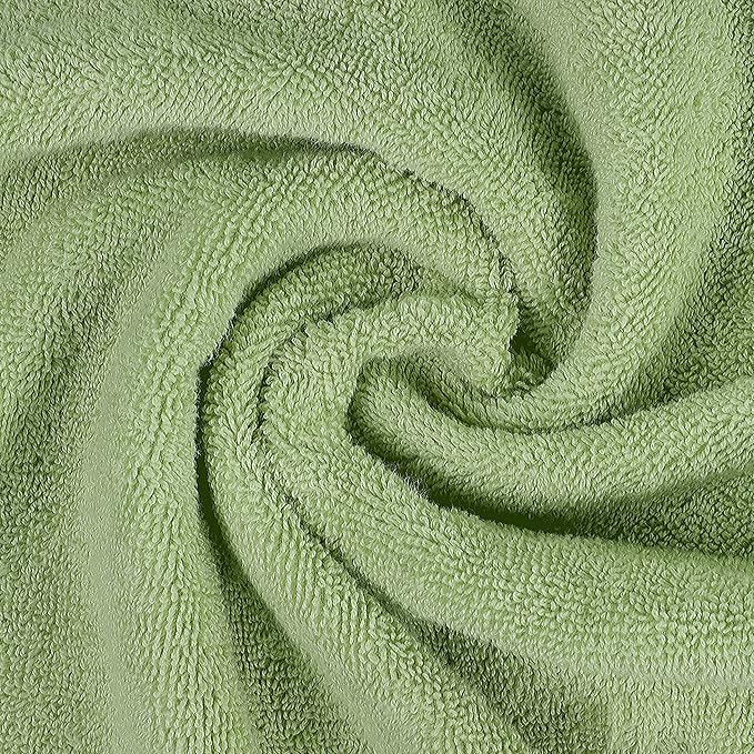 Utopia Towels 4 Piece Premium Hand Towels Set, 16 by 28 inches, 100% Ring Spun Cotton, Lightweight and Highly Absorbent Towels for Bathroom, Travel, Camp, Hotel, and Spa, Sage Green