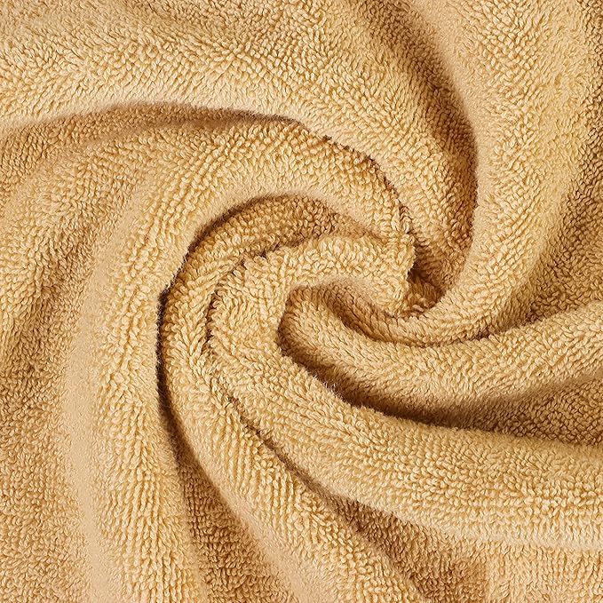 Utopia Towels 6 Piece Premium Hand Towels Set, 16 by 28 inches, 100% Ring Spun Cotton, Lightweight and Highly Absorbent Towels for Bathroom, Travel, Camp, Hotel, and Spa, Beige