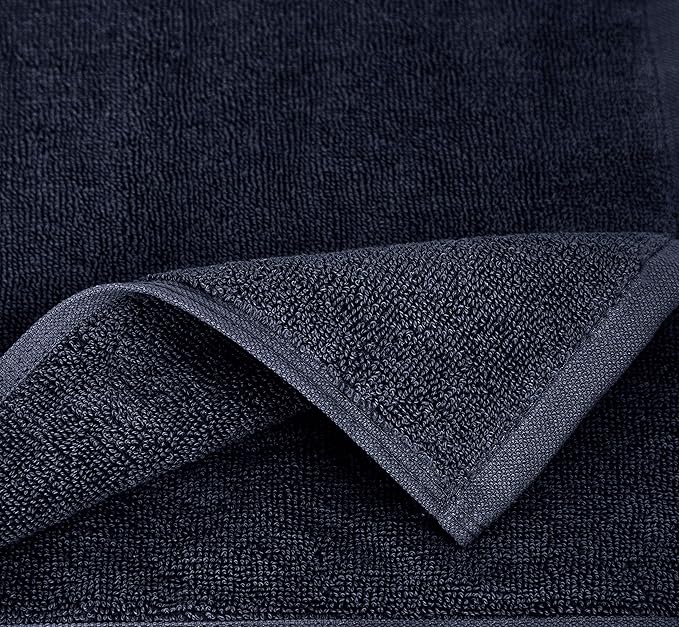 Pleasant Home 6 Pack Hand Towels Set – 16” x 28” | 100% Cotton | 500 GSM | Professional Bath Towels Use for Hotels, Hospitality, Spas, Salons | Lightweight & Durable | Bath Towels Set | Navy