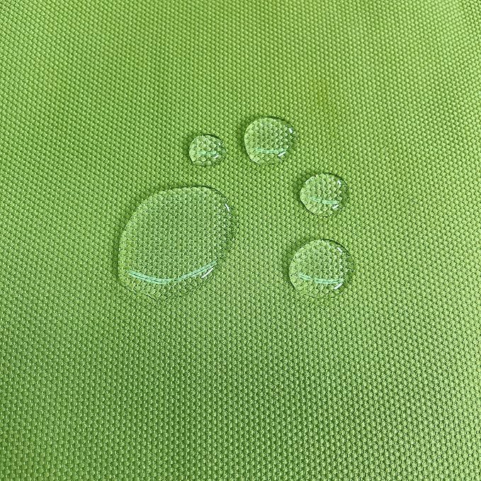 2 Pack 25X25X5 Inch Outdoor Water-Resistant Cushion Pillow Replacement Covers Only with Zipper for Patio Furniture, Sofa, Loveseat, Deep Seat Chair in Green Color