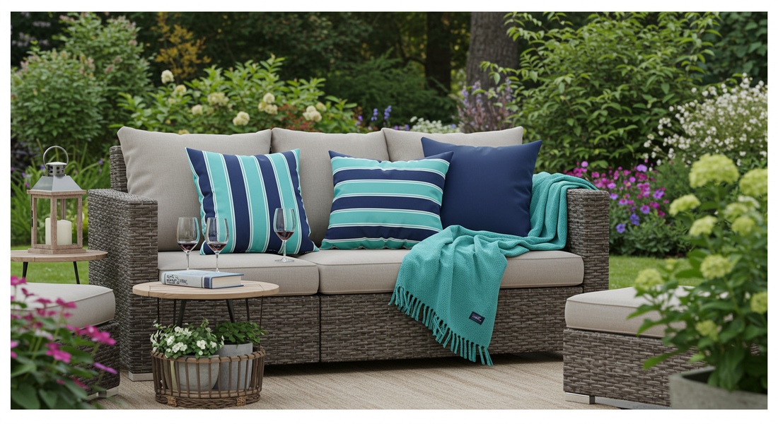 Transforming Outdoor Spaces with Waterproof Striped Pillow Covers