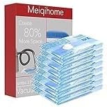 Vacuum Storage Bags 8 Large, Plastic Packaging Bags,Space Saver Sealer Bags, Airtight Compression Bags for Clothes, Pillows, Comforters, Blankets, Bedding