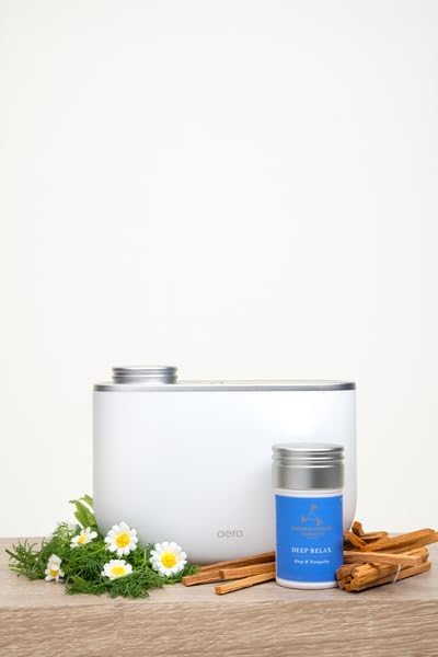 Aera Deep Relax Essential Oil Aromatherapy Home Fragrance Scent Refill - Notes of Chamomile, Vetiver and Sandalwood - Works with The Aera Diffuser