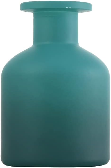 GSHLLO 150 ml Empty Glass Perfume Diffuser Bottle Essential Oil Diffuser Jar Aroma Diffuser Container Fragrance Vase Accessories Blue