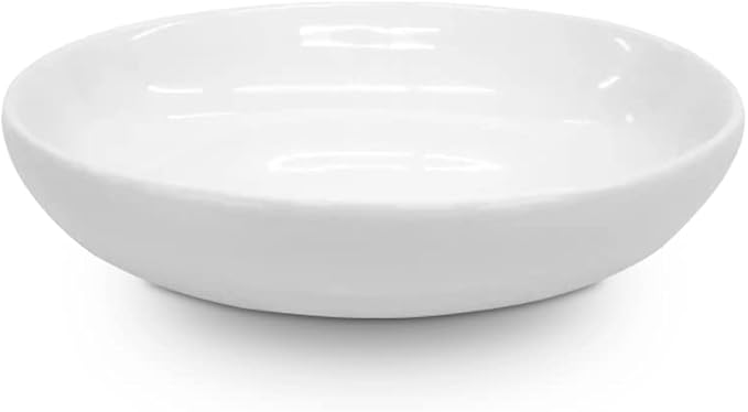 SEDLAV Ceramic Soap Dish, Soap Dish, Soap Holder, Bar Soap Holder, Bathroom Soap Holder (White)