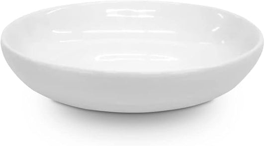 SEDLAV Ceramic Soap Dish, Soap Dish, Soap Holder, Bar Soap Holder, Bathroom Soap Holder (White)