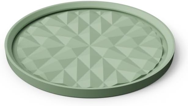 Silicone Coasters for Drinks[4 Pack]- Cup Mat for Tabletop Protection-Non-Slip, Non-Stick, Coffee Table Decor, Great Gift for Any Occasion, Sage Green