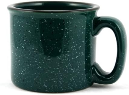 Ceramic Campfire Mug, 15oz (Forest Green)