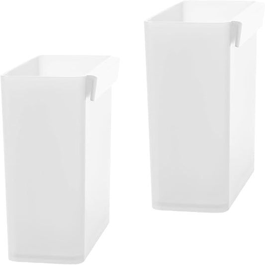 2 pack Bath Caddy Basket,Waterproof Bathroom Organizer,Space Saving Toothpaste Holder,Shower Caddy Accessories for Bathroom,Bathtub,Shower Pan,Kitchen(White)