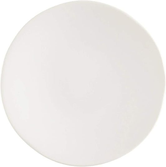 Fortessa Vitraluxe Dinnerware Heirloom Matte Finish Bread & Butter Plate 6.25-Inch, Linen, Set of 4