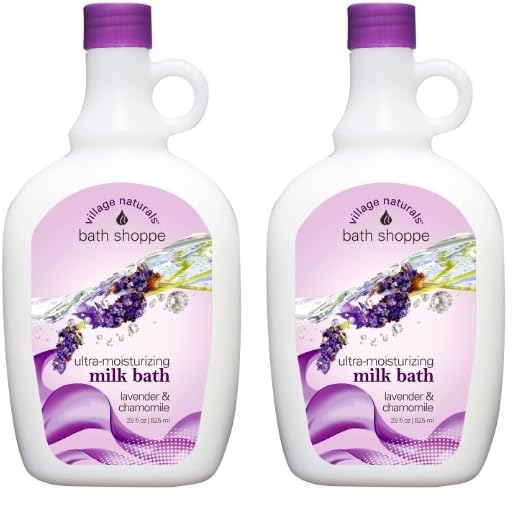 Village Naturals Bath Shoppe Ultra-Moisturizing Milk Bath Lavender & Chamomile (Pack of 2)