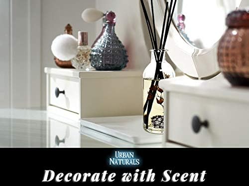 Urban Naturals Mountain Air Scented Fragrance Oil Reed Diffuser & Room Freshener | Golden Apples, Birch Wood, Fennel, Pear Eucalyptus, Mint & Aromatic Sage | Decorative Botanicals | Vegan | USA Made