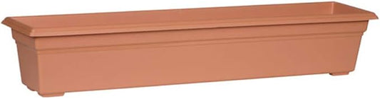 Novelty 16365 Countryside Flower Box Planter, 36-Inch, Terracotta