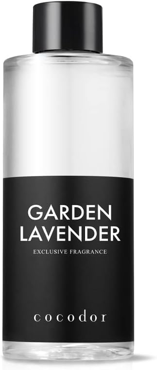 COCODOR Reed Diffuser Oil Refill/Garden Lavender/6.7oz(200ml)/1 Pack/Aroma Therapy, Home Fragrance, Scented Oils, Oils for Reed Diffuser, Office Décor, Decoration