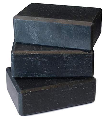 Pine Tar Soap - Natural Cold Process Handmade Soap with Essential Oils- Pine Tar Soap For Men With Activated Charcoal & Colloidal Oatmeal. Made in USA- 3 Bar Pack 15 + Oz