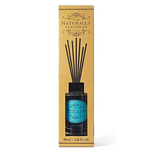 Naturally European Fragrance by Somerset Freesia & Pear Room Diffuser, 3.38 Fl Oz