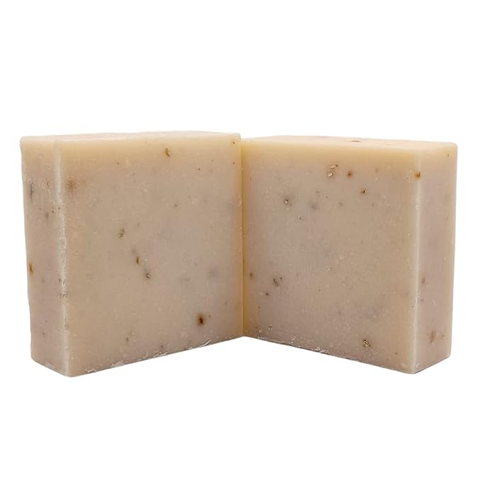 Persimmons, Goat's Milk & Oatmeal Soap - 5 Ounce Handcrafted Goat Milk Soap Bar - Persimmon Soap - Goats Milk Soap - Persimmon Goat's Milk Soap - Goats Milk Soap Bar - Exfoliating Bar Soap