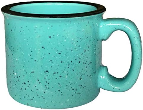 Ceramic Campfire Mug, Single 15oz (Aqua)