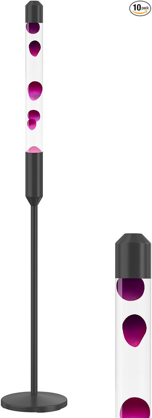 59-Inch Liquid Motion Lamp,Magma Lamp, Mood Relaxation Light，Suitable for Home Decoration, Living Room, Office, Bedroom, café (59 inch Purple Wax)