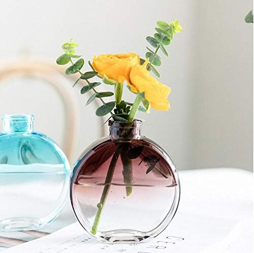 1Pcs 150ml/5oz Empty Refillable Glass Diffuser Bottles Aromatherapy Jar Container Fragrance Accessories Use for DIY Replacement Reed Diffuser Sticks Sets Essential Oils Crafts Decor Brown Gradient