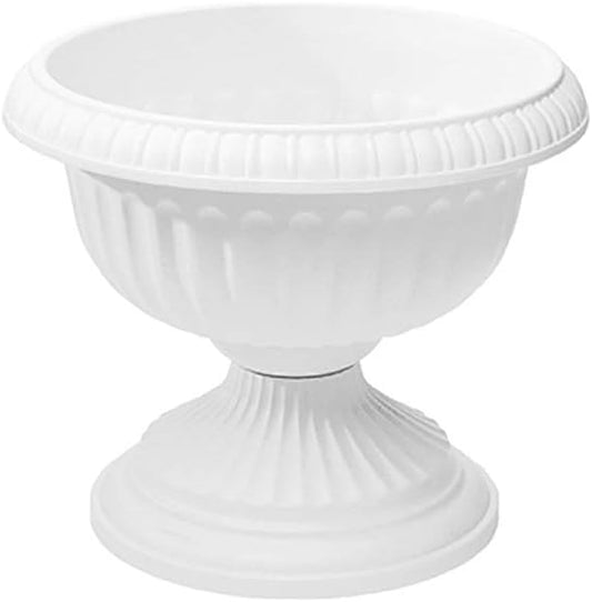 Grecian Urn Planter, Stone, 12-Inch