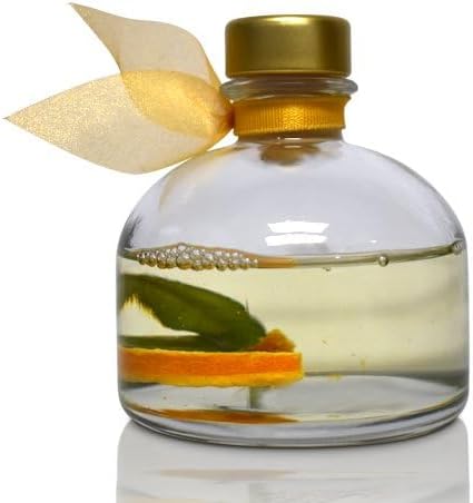 LOVSPA REVITALIZE Mandarin Lime & Basil Reed Diffuser - an Energizing Blend of Mandarin Orange, Bergamot, Lime, Basil, Lilac & Vetiver - Great Kitchen Scent & Nice Home Gift Idea