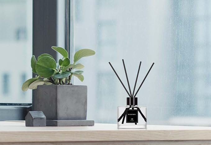 Reed Diffuser Set of 3 for Bathroom Shelf Decor, Sticks Diffuser with Essential Oils Included | Lavender & Fir & Eucalyptus,Jasmine & Lily,Sandalwood Cashmere Rose Scent(1.7 fl oz/Pack) | Defusers