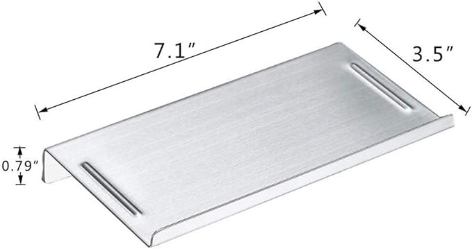 Aothpher Wall Mounted Stainless Steel Bathroom Toilet Phone Holder Shelf,Chrome Mirror Polished and Anti-Slip Style