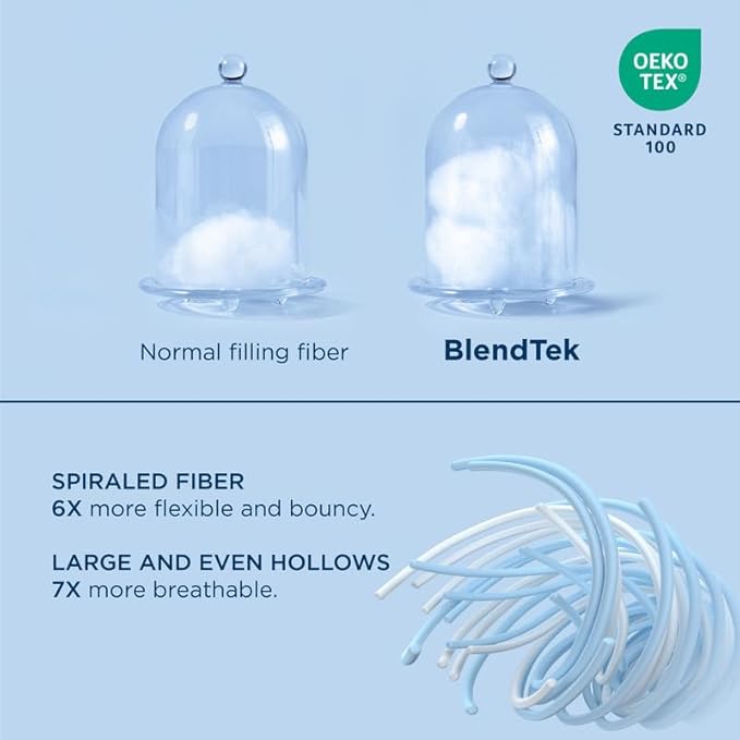 Bedsure Hotel Pillows - Luxury Bed Pillows for Sleeping with Decoration Strip Breathable Cover Soft & Supportive Pillows for Side, Back or Stomach Sleepers (2, Grey, Queen)