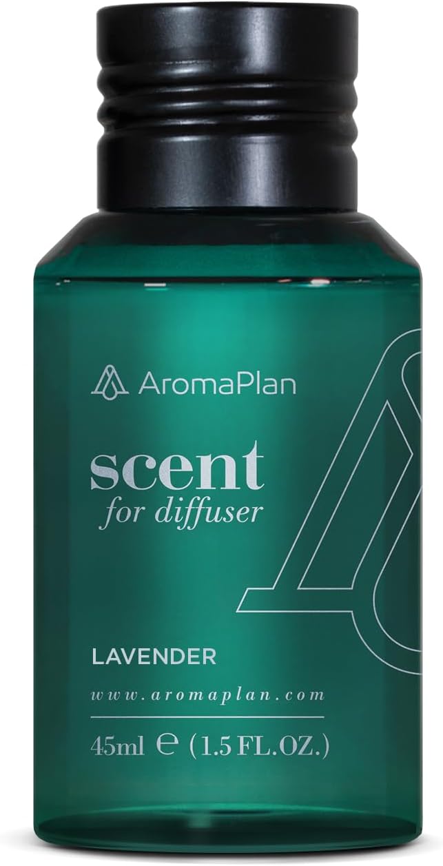 Aromaplan Hotel Scents Lavender, 1.5 Fl Oz (45 ml)- Home Luxury Aroma & Hotel Fragrance Essential Oil- Hotel Essential Oil for Aromatherapy- USA Made, Bolder Aroma & Longer Lasting