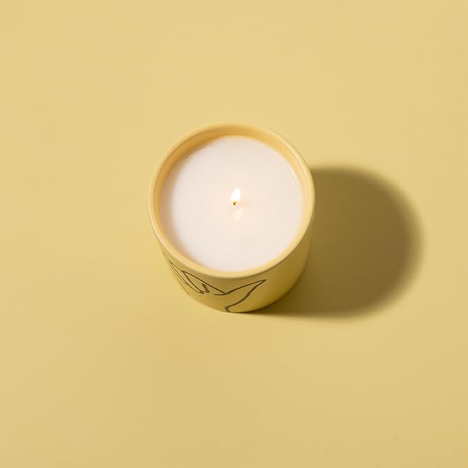 Paddywax Candles Impressions Artisan Hand-Poured Scented Candle, 5.75-Ounce Jar, Hang Loose Shaka - Ocean Rose + Bay