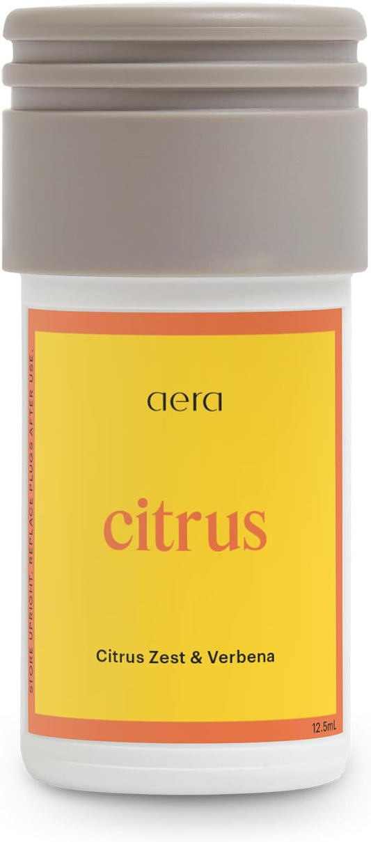 AERA Mini Citrus - Essential Oil for Home - Lemon Zest Fragrance - Notes of Lemon, Orange, Clary Sage and Cedar - Scent Refill - Capsule Size Works with Mini Diffuser