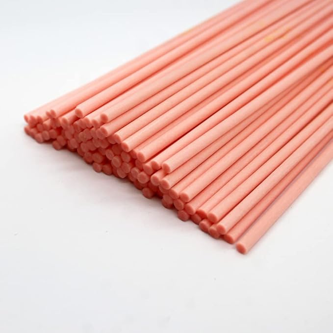 Cocod'or COCODOR Diffuser Pink Fiber Reed Sticks(100pcs, 8" x 4mm) / Diffuser Oil Refill, Home Fragrance, Aromatherapy, Reed Diffuser Set, Sticks for Reed Diffusers, Office Décor, Decoration