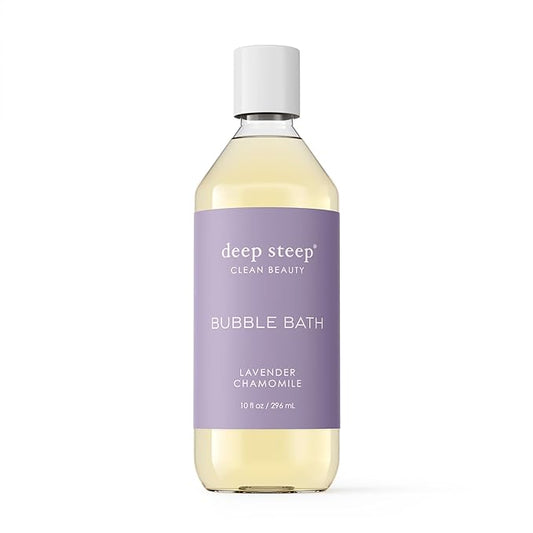 Deep Steep Bubble Bath 10 Ounce (Pack of 1) (10 Fl Oz (Pack of 1), Lavender Chamomile)