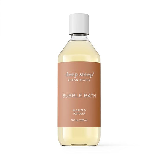Deep Steep Bubble Bath 10 Ounce (Pack of 1) (10 Fl Oz (Pack of 1), Mango Papaya)